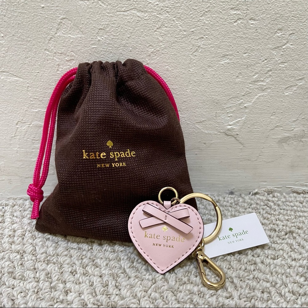 Kate Spade Heart Fob Charm Keychain